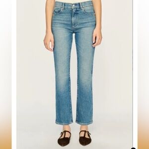 DL1961 Patti Straight Leg High Rise Vintage Ankle Jeans 31 x 27”
